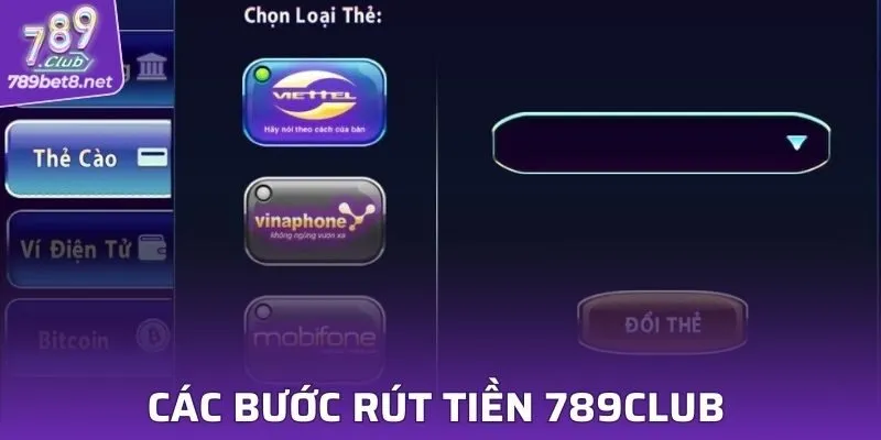 Các bước rút tiền qua đa phương tiện